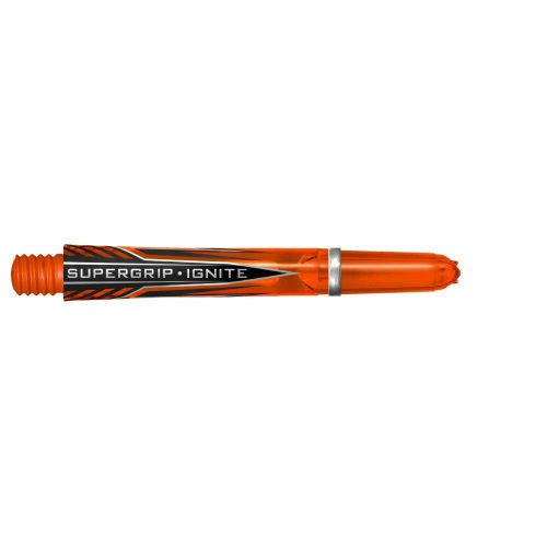 Násadky na šipky Harrows Supergrip Ignite oranžové, midi 40mm