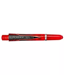 Násadky na šipky Harrows Supergrip Ignite červené, midi 40mm