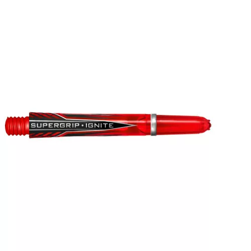 Násadky na šipky Harrows Supergrip Ignite červené, midi 40mm