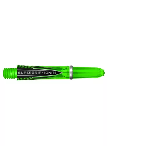 Násadky na šipky Harrows Supergrip Ignite zelené, krátké 33mm