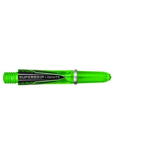 Násadky na šipky Harrows Supergrip Ignite zelené, krátké 33mm