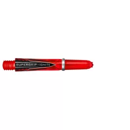 Násadky na šipky Harrows Supergrip Ignite červené, krátké 33mm