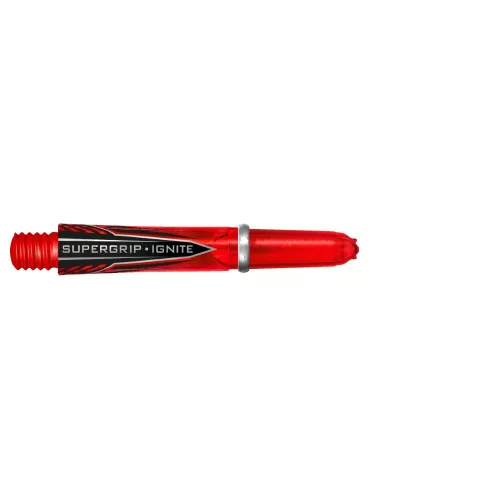Násadky na šipky Harrows Supergrip Ignite červené, krátké 33mm