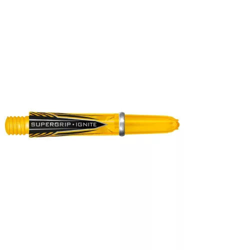 Násadky na šipky Harrows Supergrip Ignite žluté, krátké 33mm