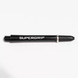 Násadky na šipky Harrows Supergrip černé, stříbrné, dlouhé