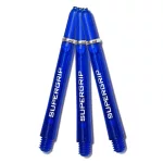 Násadky na šipky Harrows Supergrip modré, dlouhé