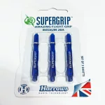 Násadky na šipky Harrows Supergrip modré, dlouhé
