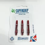 Násadky na šipky Harrows Supergrip červené, krátké