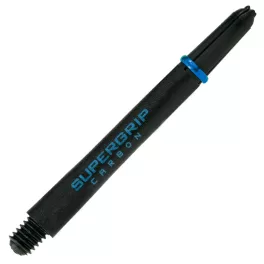 Násadky na šipky Harrows Supergrip Carbon dlouhé, aqua prsten