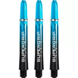 Násadky na šipky Harrows Supergrip Fusion černé, aqua, dlouhé