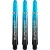 Násadky na šipky Harrows Supergrip Fusion černé, aqua, dlouhé