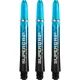Násadky na šipky Harrows Supergrip Fusion černé, aqua, dlouhé