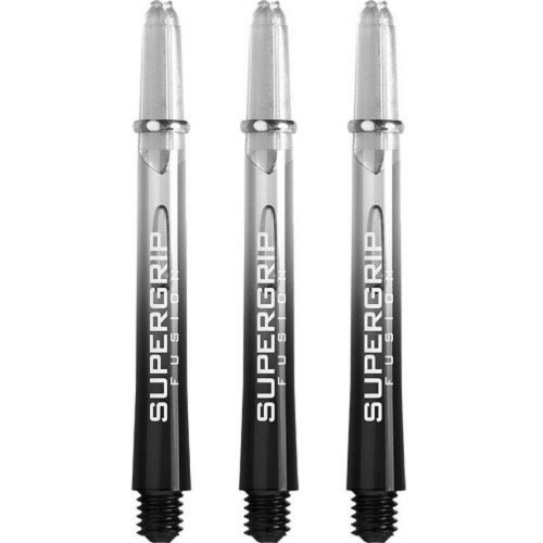 Násadky na šipky Harrows Supergrip Fusion černé, clear, dlouhé
