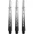 Násadky na šipky Harrows Supergrip Fusion černé, clear, dlouhé