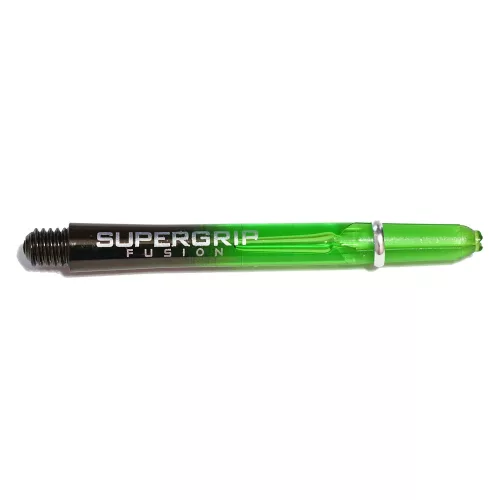 Násadky na šipky Harrows Supergrip Fusion černé, zelené, dlouhé