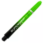 Násadky na šipky Harrows Supergrip Fusion černé, zelené, dlouhé