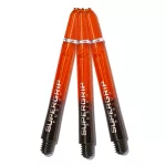 Násadky na šipky Harrows Supergrip Fusion černé, oranžové, dlouhé