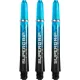 Násadky na šipky Harrows Supergrip Fusion černé, aqua, středné