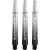 Násadky na šipky Harrows Supergrip Fusion černé, clear, střední
