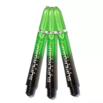 Násadky na šipky Harrows Supergrip Fusion černé, zelené, středné