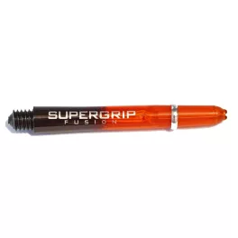 Násadky na šipky Harrows Supergrip Fusion černé, oranžové, středné