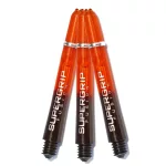 Násadky na šipky Harrows Supergrip Fusion černé, oranžové, středné