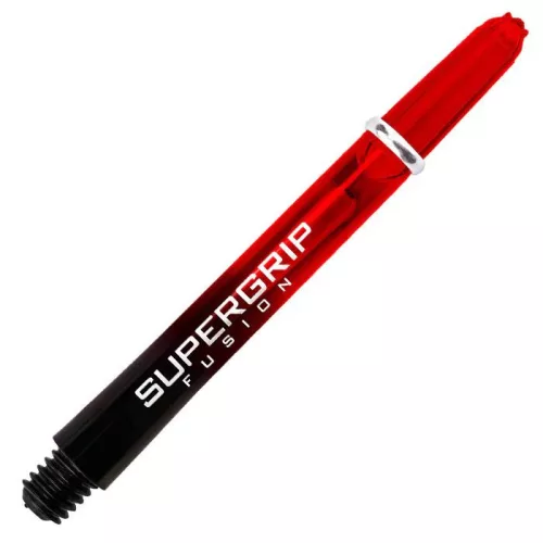 Násadky na šipky Harrows Supergrip Fusion černo-červené, střední