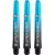 Násadky na šipky Harrows Supergrip Fusion černé aqua, krátké