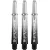 Násadky na šipky Harrows Supergrip Fusion černé, clear, krátké