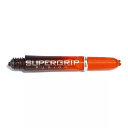 Násadky na šipky Harrows Supergrip Fusion černé, oranžové, krátké