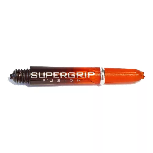 Násadky na šipky Harrows Supergrip Fusion černé, oranžové, krátké