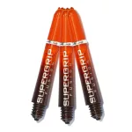 Násadky na šipky Harrows Supergrip Fusion černé, oranžové, krátké