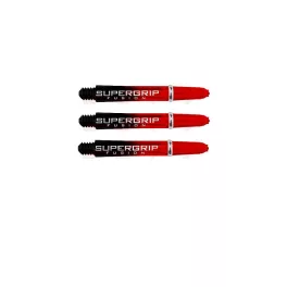 Násadky na šipky Harrows Supergrip Fusion černé, červené, krátké