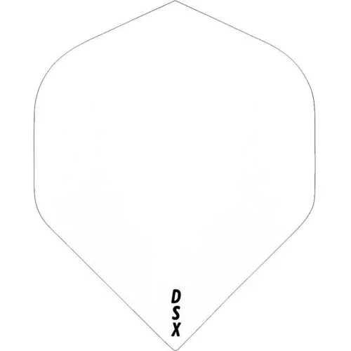 Letky na šipky Designa DSX100 bílé No2 100 mikronové