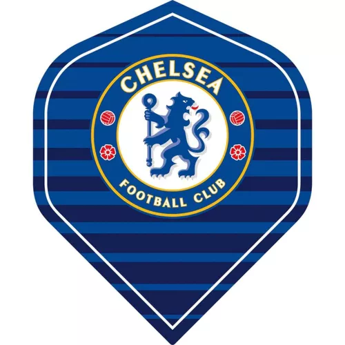 Letky na šipky Chelsea FC, pruhované, No2, 100 mikron