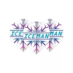 Letky na šipky Red Dragon Hardcore Premium Gerwyn Price Iceman duhové, extra hrubé