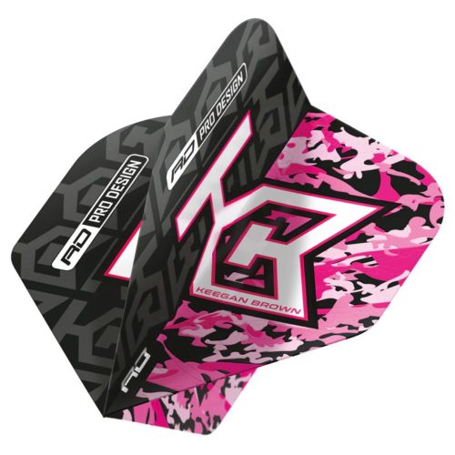 Letky na šipky Red Dragon Hardcore Premium Keegan Brown No2