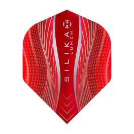 Letky na šipky Harrows Silika Lumen červené, No2, 100 mikronové