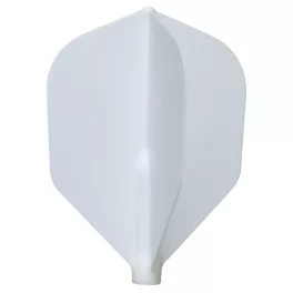Letky na šipky Cosmo Fit Flight Air Shape bílé
