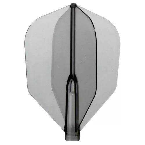 Letky na šipky Cosmo Fit Flight Air Shape průsvitné černé