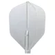 Letky na šipky Cosmo Fit Flight Air Shape průsvitné