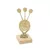 Šipkárská trofej - 3 šipky a terč, 14cm vysoká