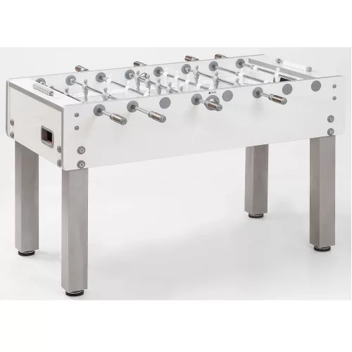 Stolní fotbal Garlando G-500 Pure White, 5ft, teleskopické tyče