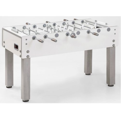 Stolní fotbal Garlando G-500 Pure White, 5ft, teleskopické tyče
