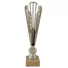   Prozona Trofej Sport stříbrný pohár mramorový podstavec výška 33,5cm