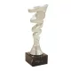 ProZona Sportovní trofej design spirály mramorový podstavec stříbrná 19 cm