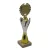 ProZona Sportovní trofej design terče mramorový podstavec zlato-stříbrná 28 cm