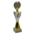 ProZona Sportovní trofej design terče mramorový podstavec zlato-stříbrná 31,5 cm