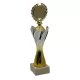 ProZona Sportovní trofej design terče mramorový podstavec zlato-stříbrná 31,5 cm