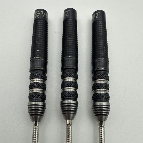POUŽITÉ Šipky steel Target Japan Black Marque Armageddon G2 24g SP, 90% wolfram